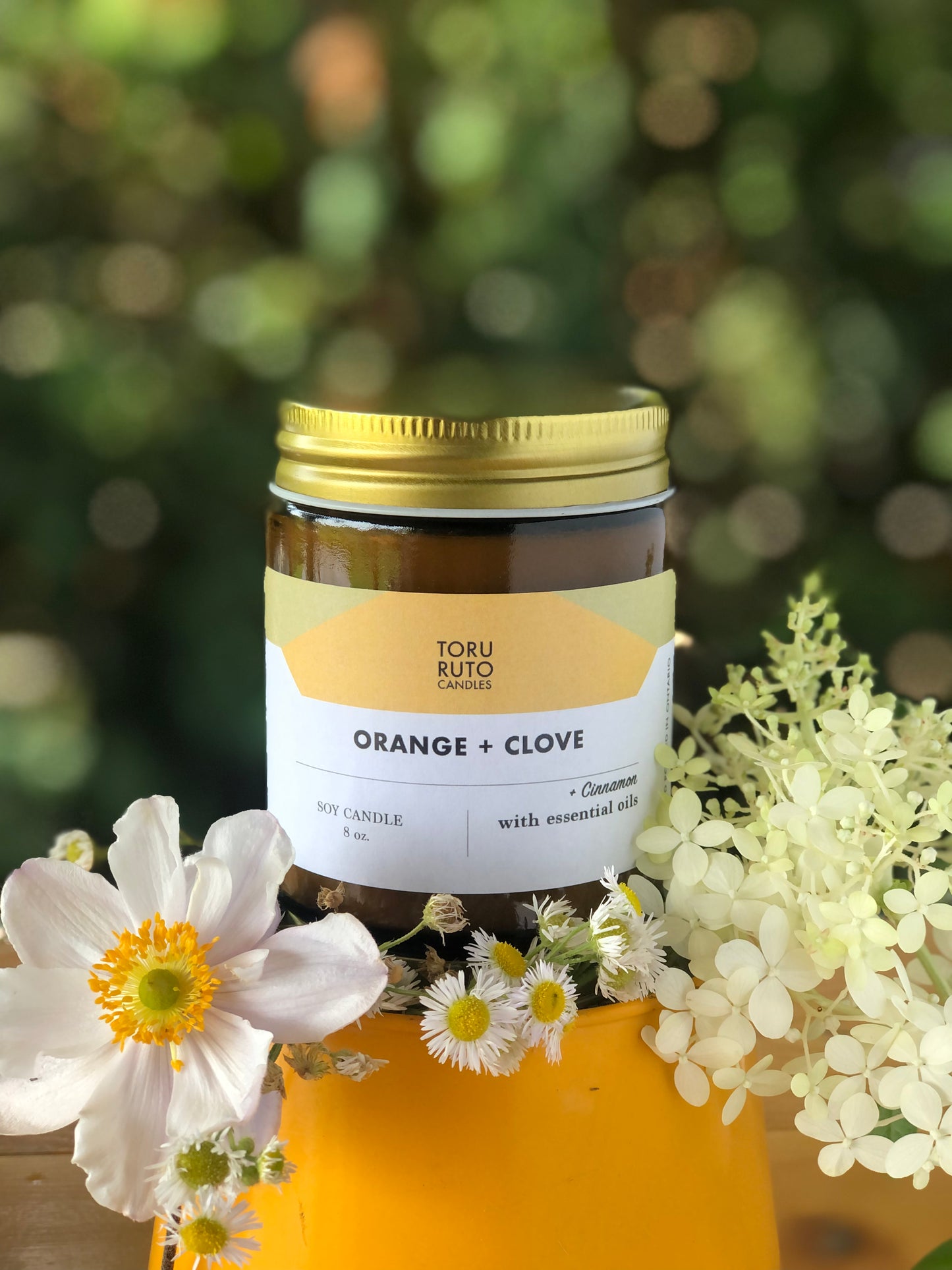 Orange + Clove + Cinnamon - SOY CANDLE