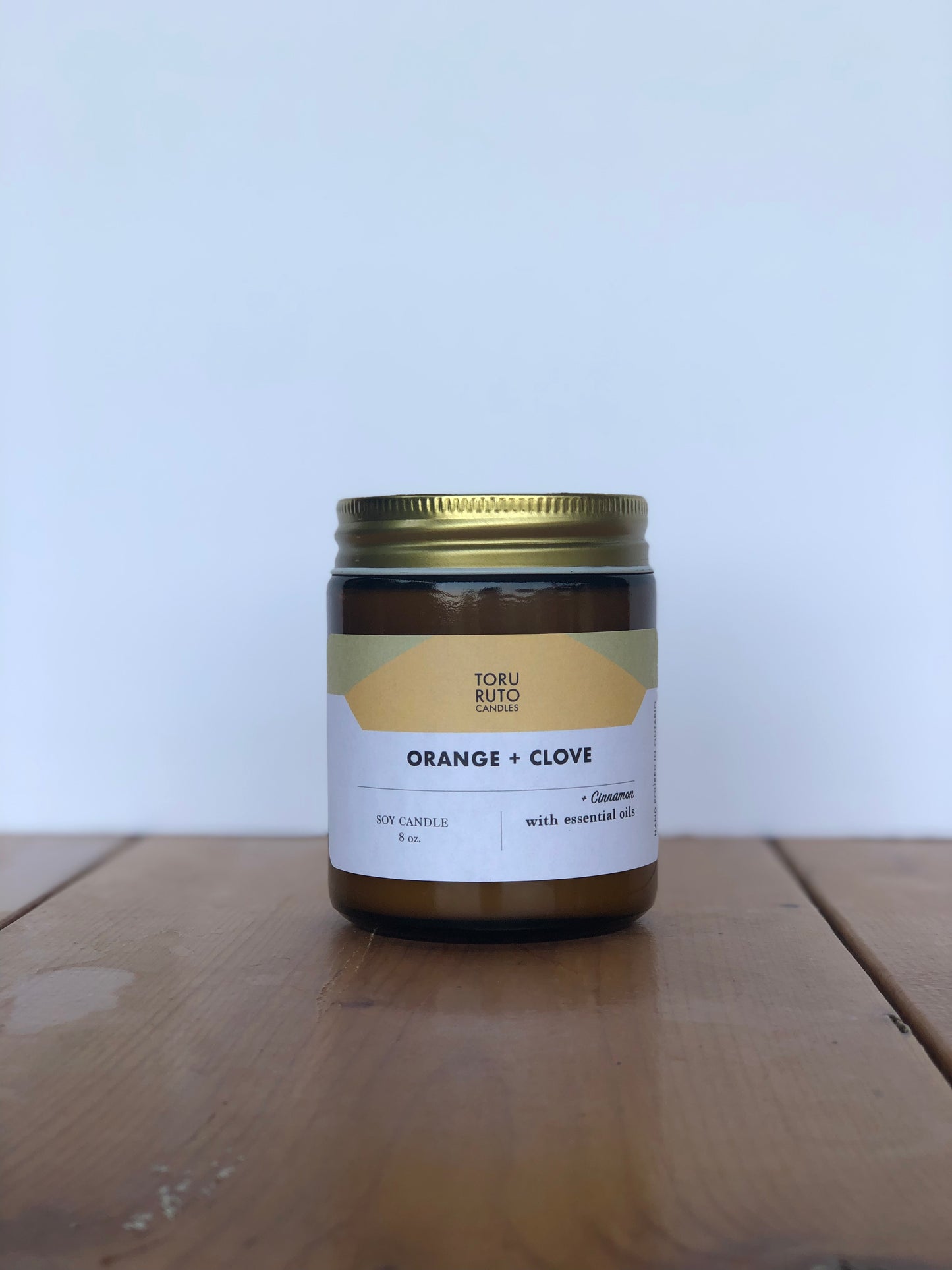 Orange + Clove + Cinnamon - SOY CANDLE